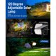 thumbnail image 4 of Focos solares AUDERWIN 63 LED 3 modos IP65 a prueba de agua, 4 of 9