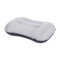 thumbnail image 2 of BELOVING Inflatable Camping Pillow Compressible Multipurpose Lightweight Neck Support Portable for Beach Cars Sleeping Airplane Hiking Light Gray, 2 of 10