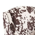 thumbnail image 6 of Comfy Single Seat Arm Chair With Cow Print, Wood Frame, Relaxing Cushion For Living Area Modern Accent Classic Cushion, Construction, 6 of 6