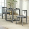 thumbnail image 4 of Costway 36 Inch Wood Dining Table for 2-4 People with Wing-shaped Pedestal Base Black, 4 of 10