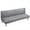 Gray Geometry, variant on SHANNA Futon Slipcover Armless Sofa Covers Stretch Sofa Bed Slipcover Protector Elastic (Black)