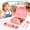 Pink, variant on Sindcom Bento Box for Kids, Lunch Box, Lunch Containers for Kids Girls , Lunchable Food Container with Utensils, Sauce Jar, Muffin Liners, 45 Oz/5.6 Cup, Pink