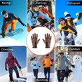 thumbnail image 5 of Winter Gloves Warm Windproof Fingers Touch Screen Gloves for Men Skiing, 5 of 5