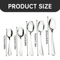 thumbnail image 4 of Premium Spoon Stainless Spoon Set With Squared Edge Dishwasher Smooth And Solid,1*Spoon Clearance, 4 of 9