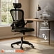 thumbnail image 5 of Silla Ejecutiva para Oficina Escritorio con Reposapies Reclinable Y Giratoria Asiento para Trabajo Ergonómica Respaldo Acojinados (Negra), 5 of 8