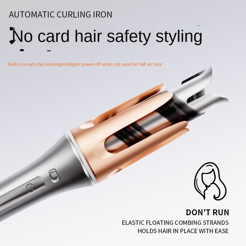 Scheri Automatic Curling Iron 1 inch with 3 Temperatures Fast Heating, 2-Way Rotation, Automatic Shut-Off, Anti-Scald, Anti-Tangle Rotating for Hair Styling