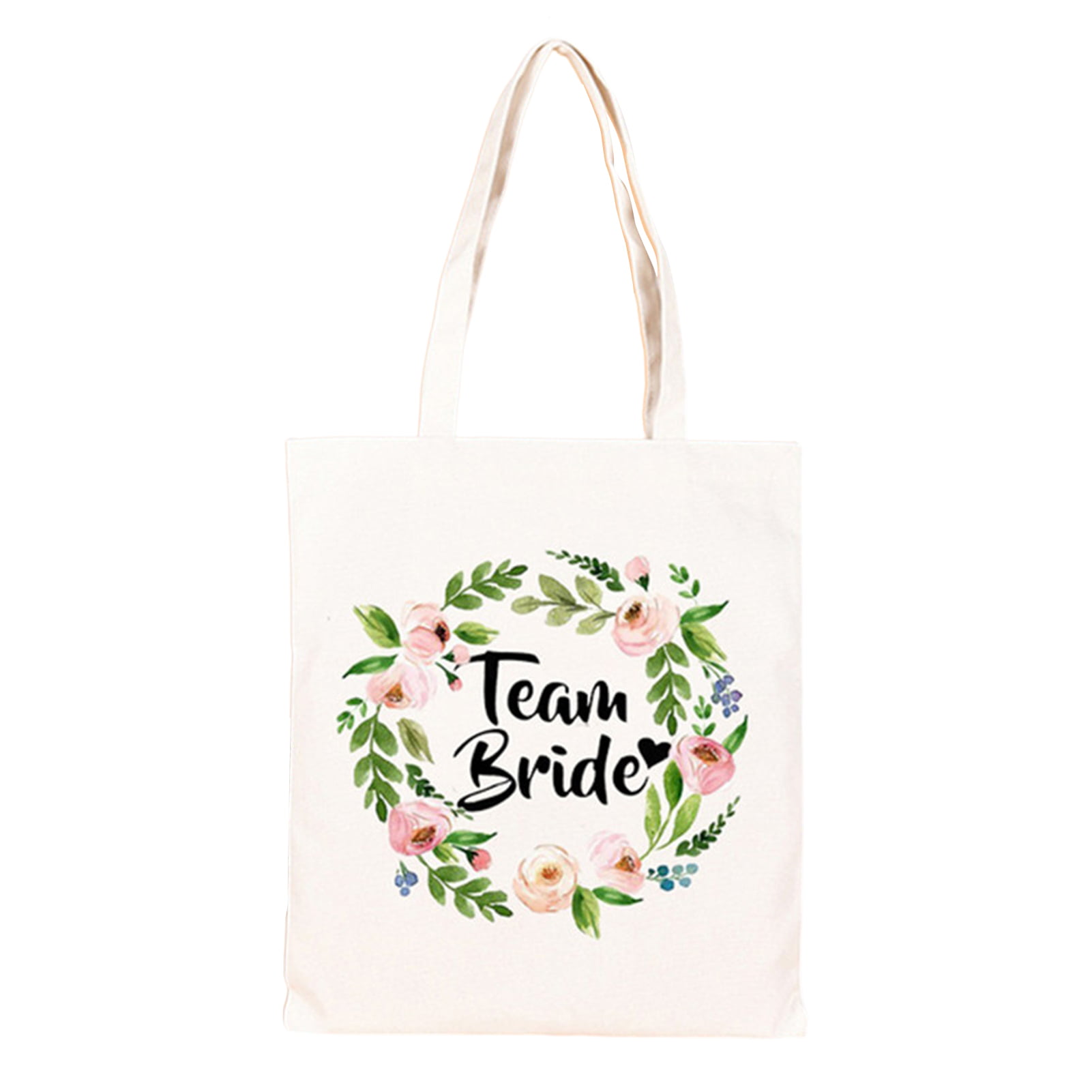  Sweetude 20 Pcs Bride Canvas Tote Bags Bridal Bags