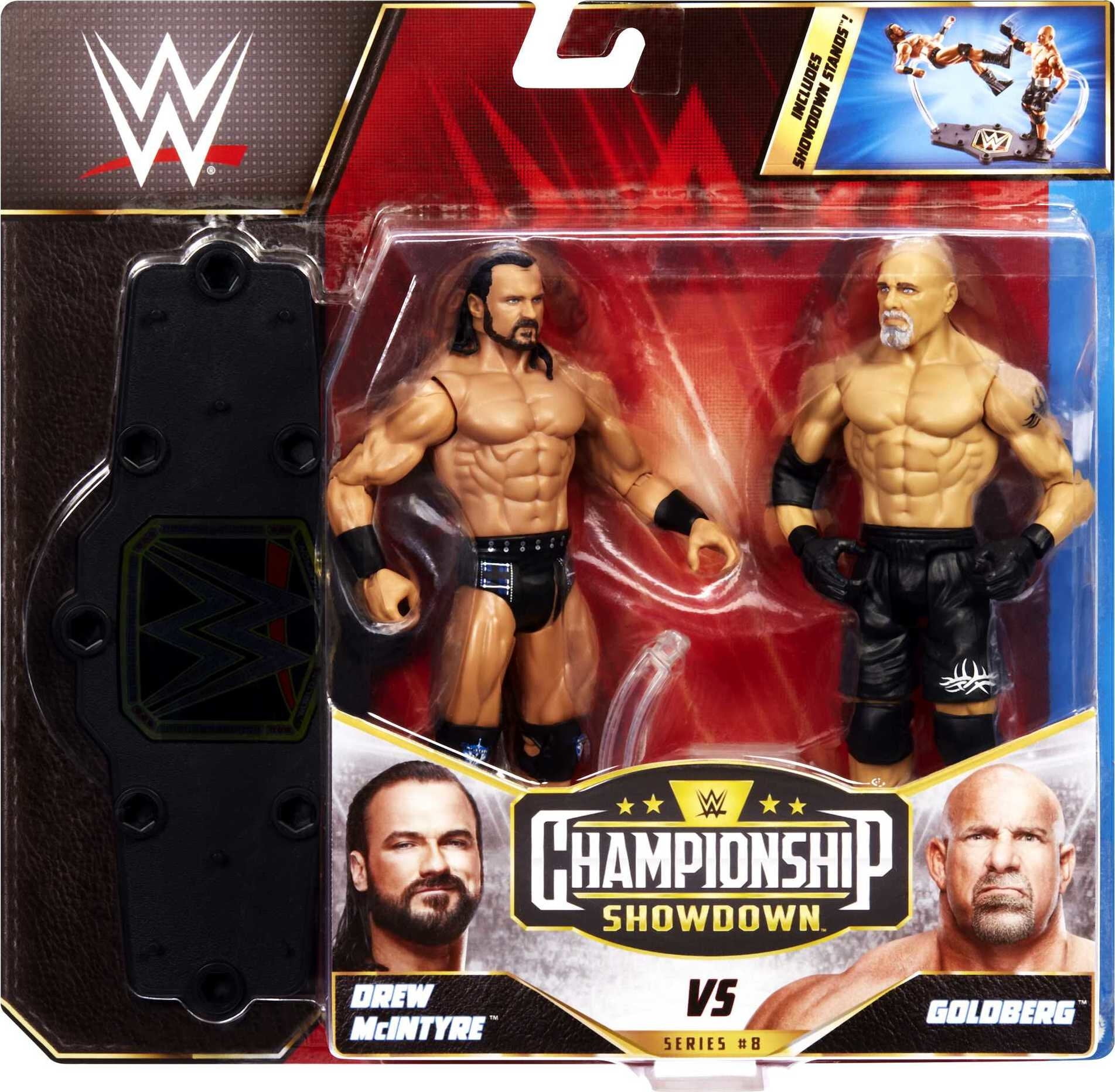 WWE Drew McIntyre vs Goldberg Championship Showdown 2-Pack Action Figures