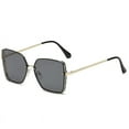 thumbnail image 4 of Unisex Square Classic Cat Eye Sunglasses Cateye Sunglasses Y918, 4 of 5