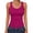 Hot Pink#005, variant on Stichou Womens Tank Tops 2026 Scoop Neck Ribbed Sleeveless Top Casual Summer Spring Basic Slim Fitted Knit Cami Tee Shirts Light Blue XL