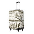 thumbnail image 2 of Naloa Rice Harvest Elastic Suitcase Protector, Travel Suitcase Protector Cover Fits 18-32in Suitcase - Small, 2 of 9