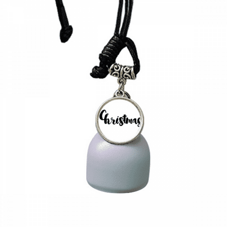 

mas Stylish Quote Handwrite Wind Chimes Bell Car Pendant
