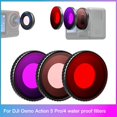 thumbnail image 3 of For DJl Osmo Action 5 Pro/4 Waterproof Filter Protective Mirror Sports Camera,., 3 of 8