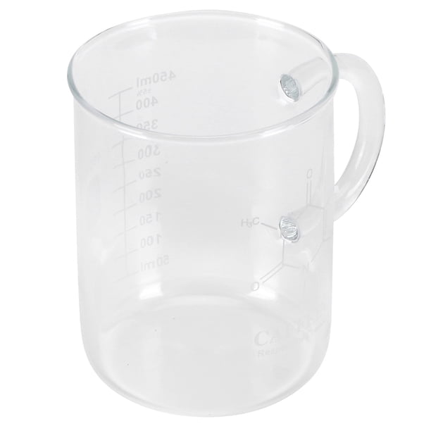 Taza De Vidrio De Borosilicato, Taza Duradera De Gran Capacidad Para Amantes Del Café Para La Universidad