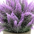 thumbnail image 4 of Arreglos de lavanda plástica de flores artificiales en macetas para decoración de jardín, 4 of 4