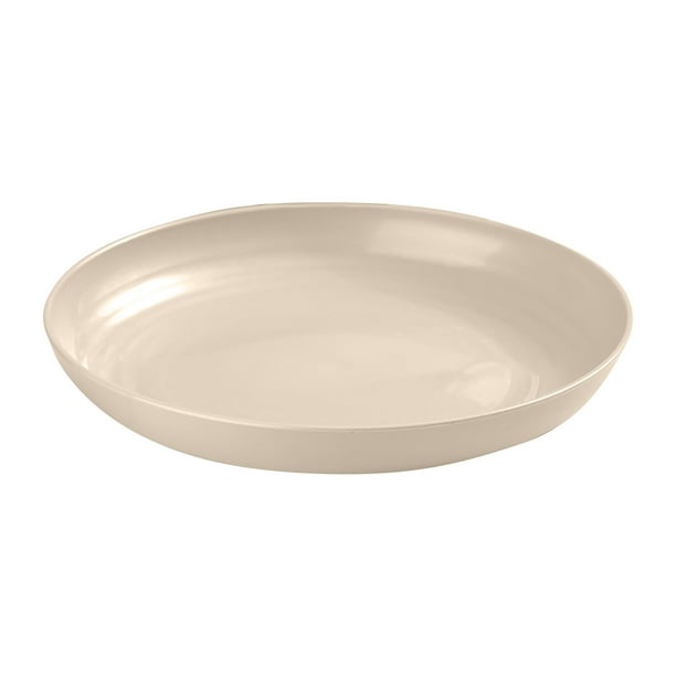 Pisexur Batería de cocina Platos para verduras, platos redondos grandes anticaída, platos para aperitivos, platos para huesos, platos para basura y platos para ensala para la cocina del hogar