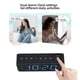 thumbnail image 3 of RGB Digital Alarm Clock Radio With Large Surface Adjustable Brightness and Volume, Dual Alarm with Weekday/Weekend Mode, 3 of 5