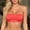 Red, variant on Womens Tube Tops Summer Bandeau Casual Crop Top Strapless Seamless Bandeau Tube top Non-Padded(White,M)