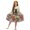 Black Cat Hippie Flower, variant on Black Cat Hippie Flower Print Girls Ruffle Sleeve Dress A Line Twirly Dress for Kids Midi Soft Fall Dresses Patchwork Playwear Sundress, 9-10 Y