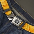 thumbnail image 2 of Buckle-Down Belt, Seatbelt Buckle Belt, Mac Cheese Vivid, Youth 22 to 32 Inches, 2 of 9