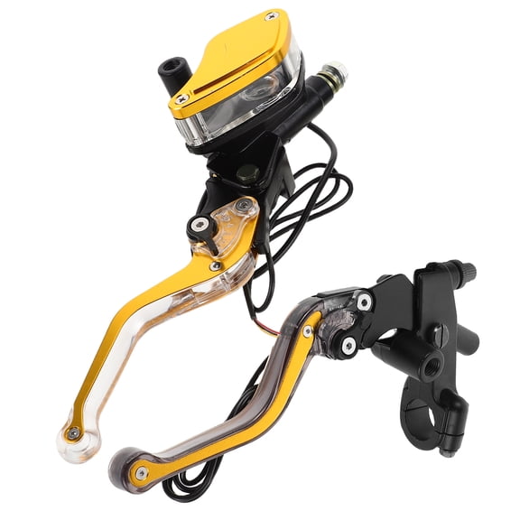 BESTYASH 1 Pair Universal CNC Motorcycle Brake and Clutch Levers Hydraulic Pump Handlebar Control Set