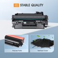 thumbnail image 4 of Cartucho de tóner negro CE505A 05A Cool Toner, paquete de 4, compatible con HP P2035 y P2055DN, 4 of 6