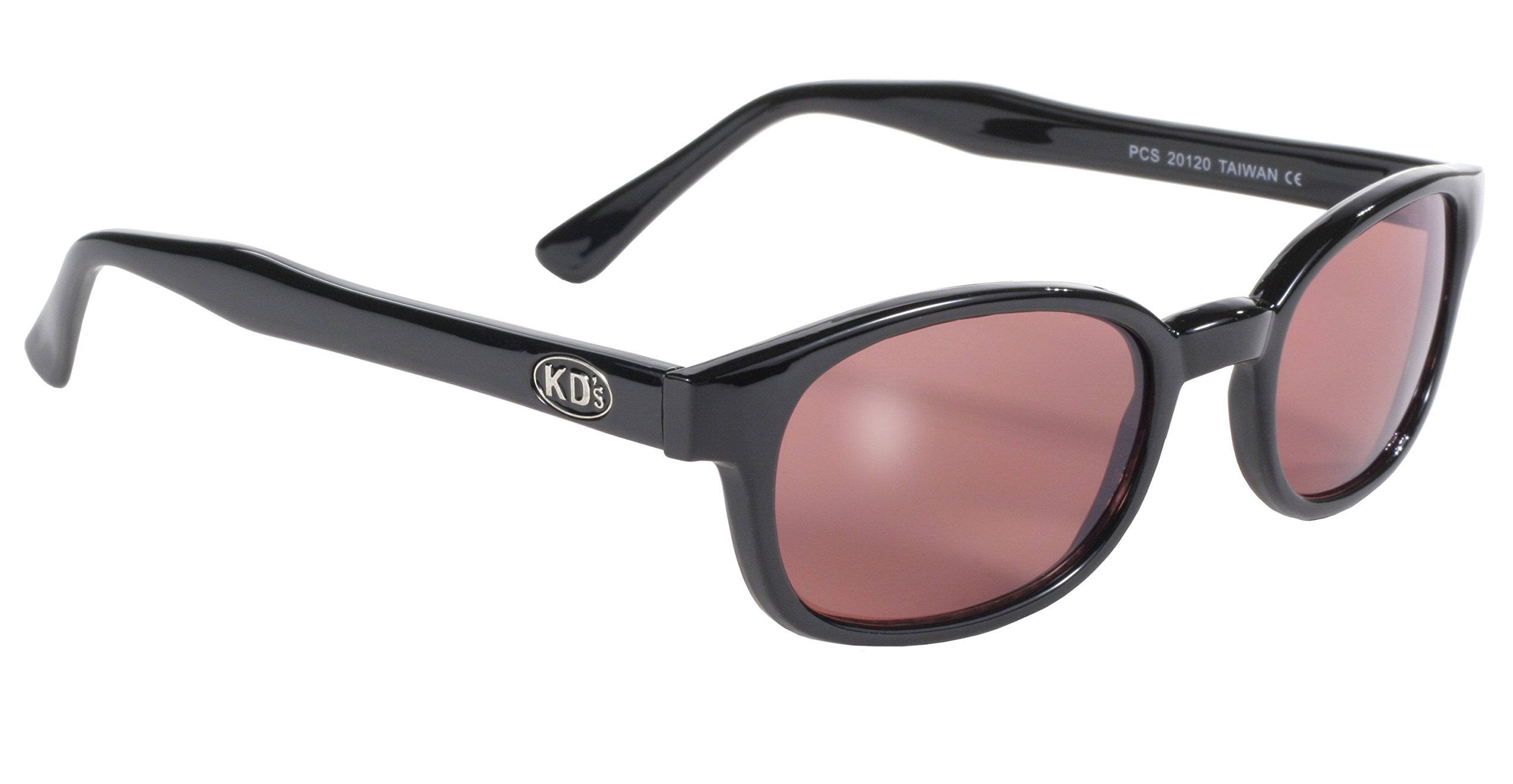 Original KD's Biker Sunglasses with Rose Colored Lenses