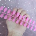 thumbnail image 2 of Fleshy Matte Long Nails 24 False Nail Ballet Nail Patch, 2 of 8