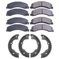 thumbnail image 7 of Metallic Brake Pads & Parking Brake Shoes Set for Ram 4500 5500 08-15 3PC Kit, 7 of 7