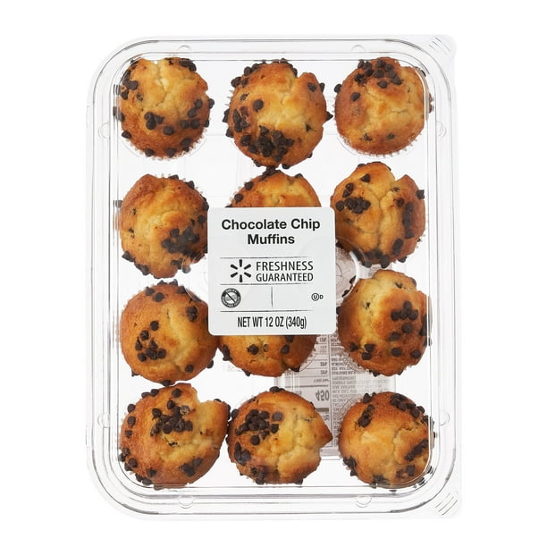 Freshness Guaranteed Mini Chocolate Chip Muffins, 12 oz, 12 Count