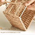 thumbnail image 5 of Wicker Baskets for Organizing,Natural Paper Rope Large Small Basket Set with Liner,Hand Woven Pantry Organizer & Storage for Women Girls Bathroom Living Room School Desk Shelves  Décor(3 Pack Beige), 5 of 8