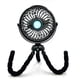 thumbnail image 5 of Ventilador portátil con pilas, ventilador pequeño para cochecito con luces, ventilador con clip para trípode flexible USB, mini ventilador de refrigeración de mano para viajes (negro), 5 of 5
