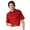 Merlot/Ivory, variant on Monterey Club Men's Pima Cotton Jacquard Golf Polo Shirt #1273