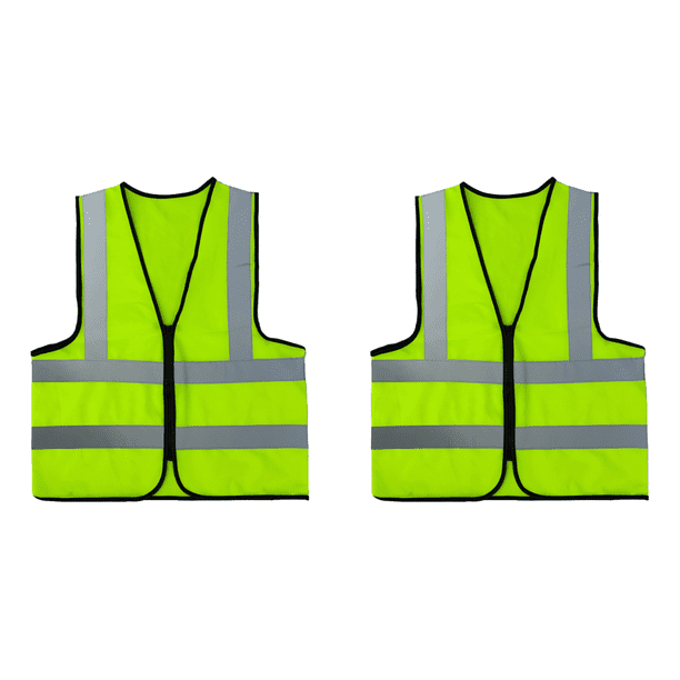 Chaleco Reflectante Seguridad Reflectantes para Trabajadores Conductores (modelo Con Cremallera)