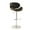 Black, Chrome, Walnut, variant on Harris Adjustable Bar Stool Black and Chrome