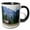 Black/White, variant on 3drose, Rocky Mountain Bull Elk Bugling., 11oz Magic Transforming Mug