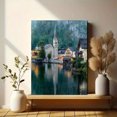 thumbnail image 6 of Hallstatt Austria Village Lake Reflection Canvas Print, Suitable for Living Room, Bedroom, Office, Study Decor, 6 of 8