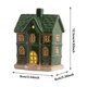 thumbnail image 3 of Casas de Cerámica con Luces Led, Figuras de Casas Brillantes, Decoración de Mesa, Escenario de Pueblo, Accesorios para Fiestas y Celebraciones., 3 of 7