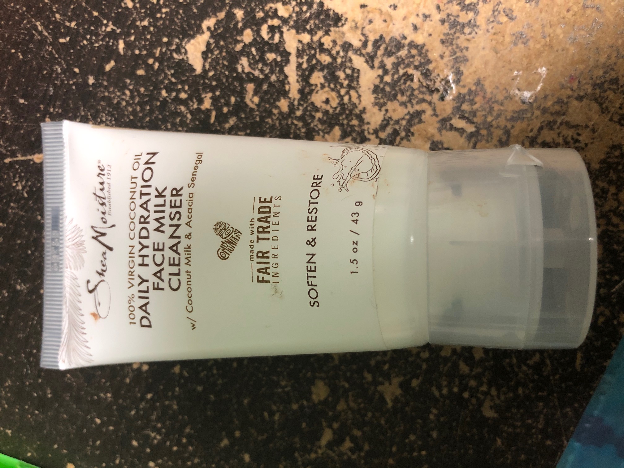 shea moisture face milk cleanser