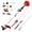 5-in-1 Red 52cc 2-Cycle, variant on Mohsoe 2026 New 52cc 5-in-1 Gas Powered Weed Wacker, Weed Eater, String Trimmer, Hedge Trimmer, Pole Chainsaw, Brush Cutter with Extension Pole for Home Yard Garden