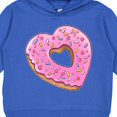 thumbnail image 3 of Inktastic Heart Shaped Donut with Pink Icing and Sprinkles Toddler Hoodie, 3 of 4