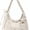 Grey, variant on Sunyuer Women Cute Star Print Hobo Shoulder Tote Bag, Ruched Pleated Strap Casual Handbag with Polka Dot Star Charm, Large Capacity Lightweight Daily Purse for Shopping Dating Travel