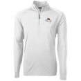 thumbnail image 2 of Men's Cutter & Buck Bobby Bowden White Florida State Seminoles Team Adapt Eco Knit Stretch Recycled Quarter-Zip Pullover, 2 of 3