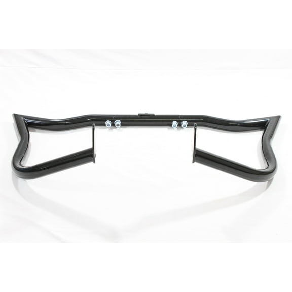 DETACHABLE ENGINE GUARD HIGHWAY CRASH BAR FOR HARLEY SOFTAIL FATBOY HERITAGE BLACK 1.5" TUBE SIZE BAGGER 2000-2017