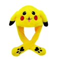 thumbnail image 1 of Pikachu Hat Rabbit Ear Moving Jumping Hat Funny Bunny Plush Hat Cap, 1 of 1