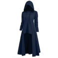 thumbnail image 1 of Chandail pour Femmes Mode à Capuche Grande Taille Ourlet Haut Bas Blouse Décontractée Confortable, 1 of 5