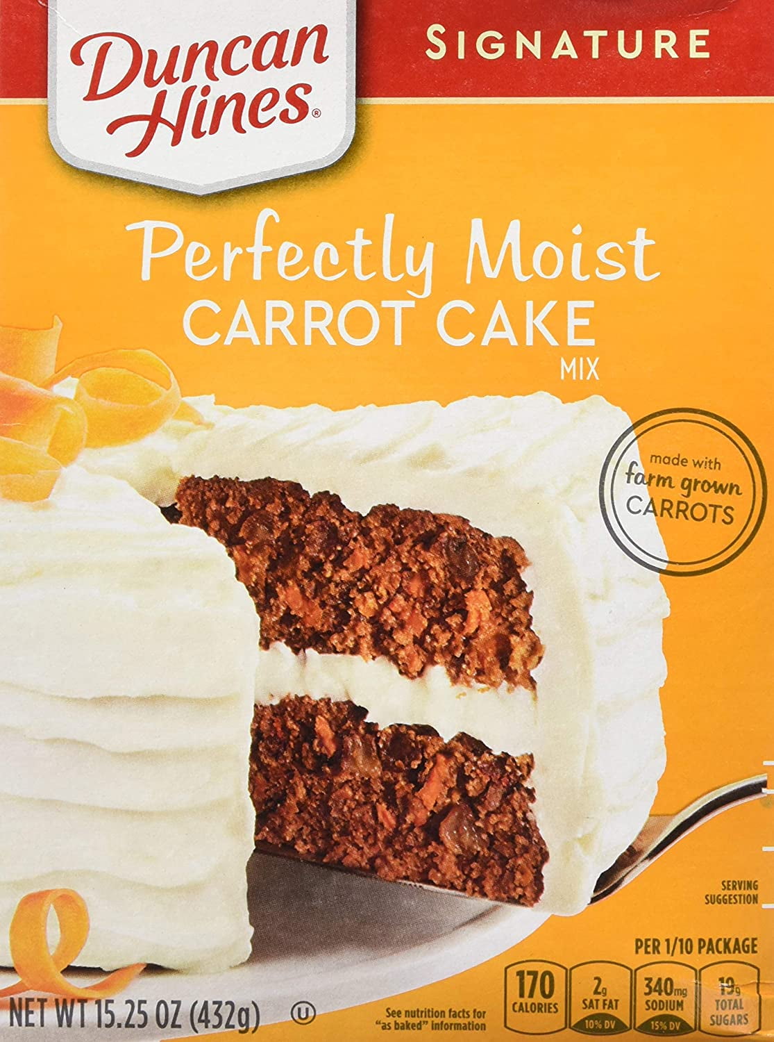 Signature Perfectly Moist Carrot Cake Mix, 15.25 Oz