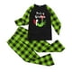 thumbnail image 2 of Conjuntos de pijamas navideños familiares a juego Grinch 2024, pijama de Grinch con parte superior y pantalones de pijama a cuadros, pijama de Grinch para niños y adultos para la familia, 3 Años, 2 of 4