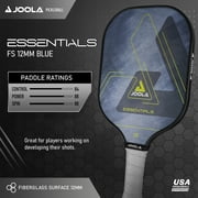 JOOLA Essentials Pickleball Paddle, Blue, 8.2oz weight, 15.5 Length, USAPA Approved