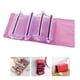 thumbnail image 4 of Neceser plegable portátil, organizador de bolsa de maquillaje cosmético colgante pequeño desmontable para viajes de negocios, vacaciones, Púrpura Yinane Estuche de maquillaje colgante, 4 of 8